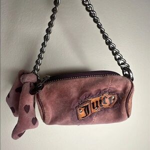 RARE Vintage Y2K Juicy Couture Purple Mini Barrel Bag